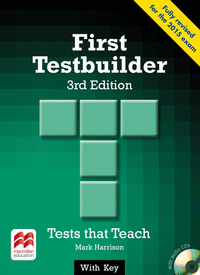 FIRST TESTBUILDER Sb Pk +Key 3rd Ed