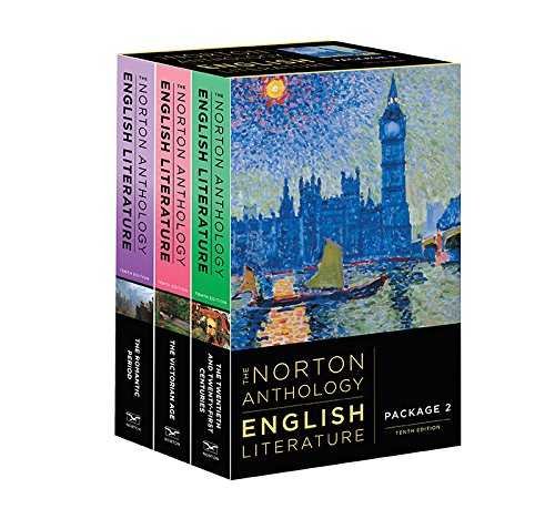 The norton anthology of english literature (3 vol)