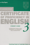 Certificate of proficiency in english 3st
