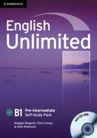 English Unlimited Pre-intermediate Self-study Pack (Workbook with DVD-ROM)