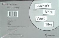 Teachers blank word tiles