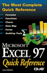 Microsoft excel 97 quick reference