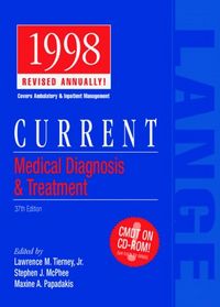 Current medical diagnosis trat.1998