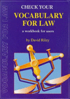 Check your vocabulary for law a workbook for users
