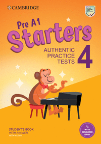Pre a1 starters 4. practice tests with answers, audio and resourc