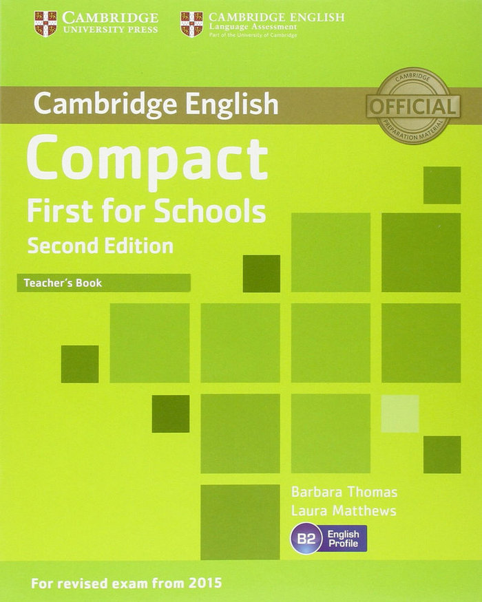 Compact first for schools teachers book 2ªed