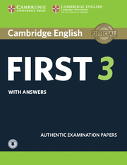 Cambridge first certificate 3 self study pack
