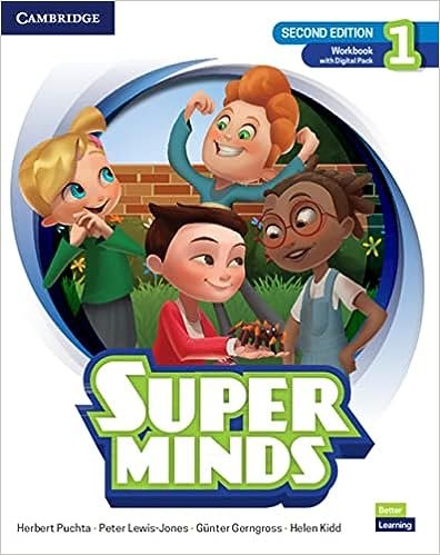 Super minds level 1 workbook with super practice book and digital