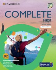 Complete first. workbook without answers with audio.