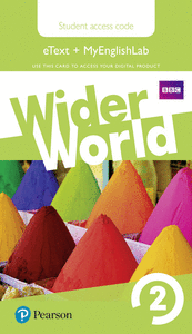 Wider world 2 students' ebook w/ mel students' ac