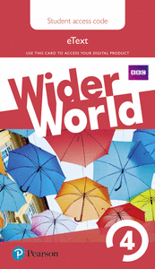 Wider world 4 students' ebook ac