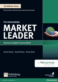 Market Leader 3rd Edition Extra Pre-Intermediate Coursebook with DVD-ROMand MyEnglishLab Pack