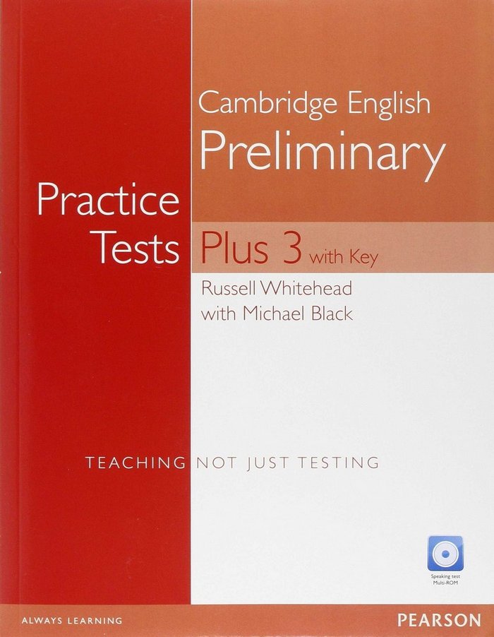 Practice tests plus pet 3 with key and multi-rom/audio cd pa