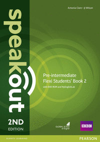 Speakout Pre-Intermediate 2nd Edition Flexi Students' Book 2 with MyEnglishLab Pack