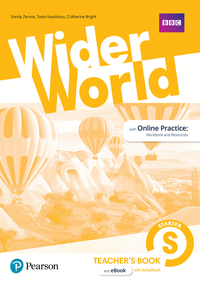 Wider world starter teacher's book with codes & dv