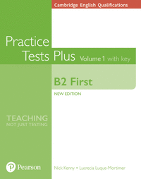 Cambridge English Qualifications: B2 First Volume 1 Practice Tests Pluswith key
