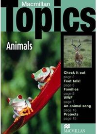 Topics beginner plus animals