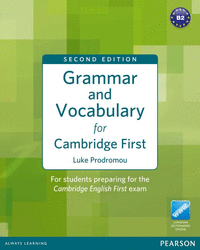 Grammar and Vocabulary for FCE 2nd Edition without key plus access to Longman Dictionaries online