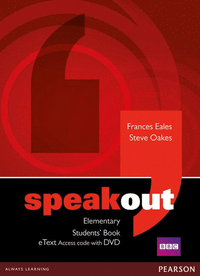 Speakout elementary students' book etext access card with dv