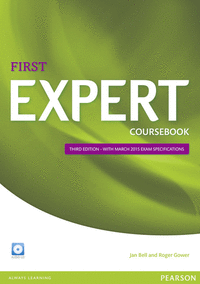 First expert coursebook with audio cd 3º edition