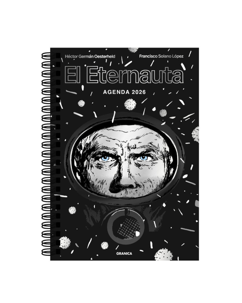 Eternauta 2026, agenda anillada plata - Librería La Mistral