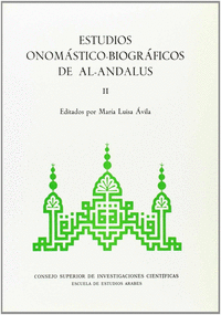 Estudios onomástico-biográficos de Al-Andalus. Vol. II