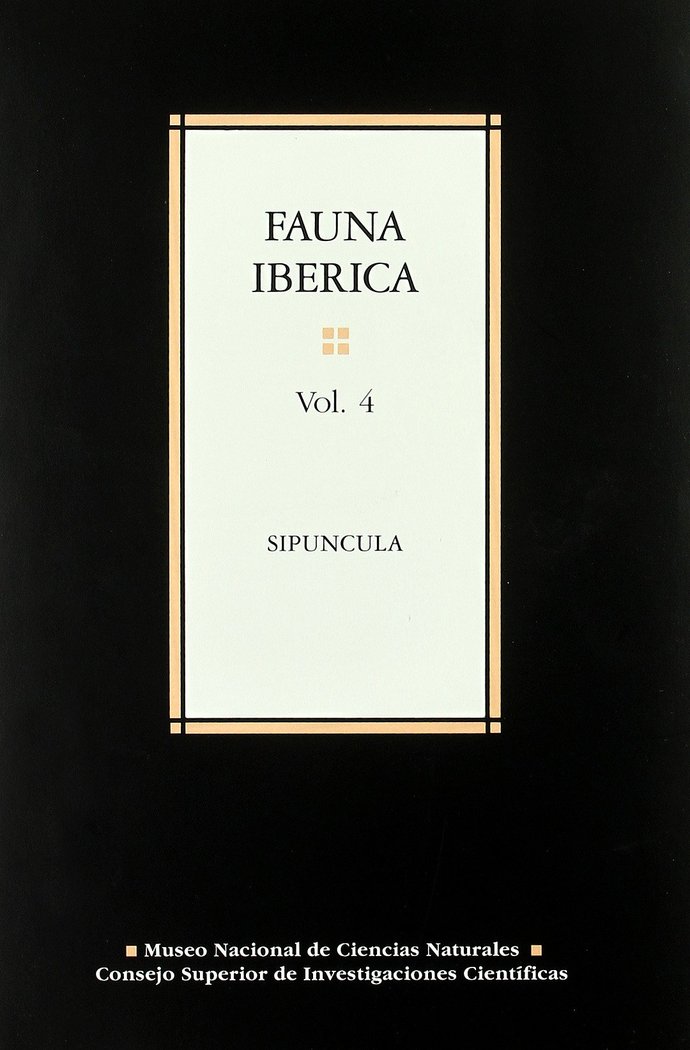 Fauna ibérica. Vol. 4. Sipuncula