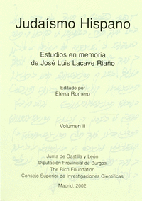 Judaismo hispano estudios en memoria 2 vol