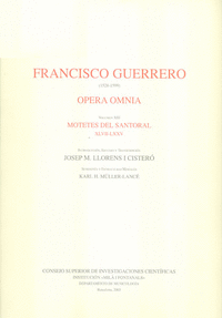 Opera omnia. Tomo XIII. Motetes del santoral XLVII-LXXV