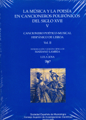 Musica y poesia cancioneros polifonicos v vol.ii