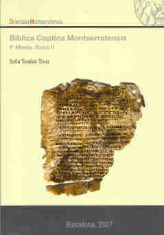 Biblia coptica montserratensia (P. Monts.Roca II)