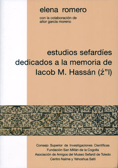 Estudios sefardies dedicados a la memoria de iacob m. hassan