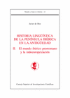 Historia lingüistica de la Península Ibérica en la antigüedad. Vol. II. El mundo ibérico prerromano y la indoeuropeización