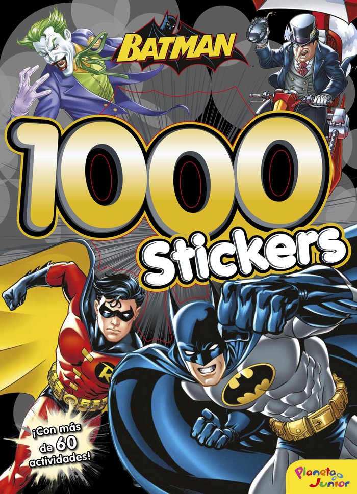 Batman. 1000 Stickers - Librería 4 Letras