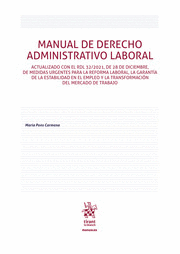Manual de Derecho Administrativo Laboral