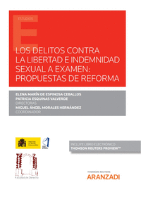 Los delitos contra la libertad e indemnidad sexual a examen: propuestas de reforma (Papel e-book)