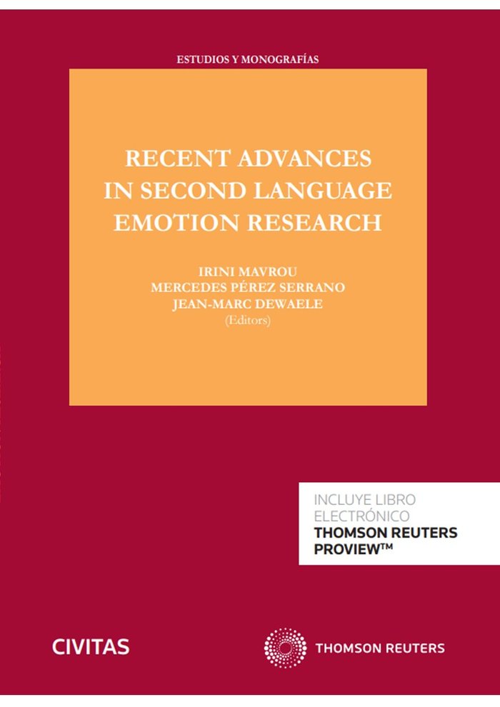 Recent advances in second language emotion research (Papel e-book)