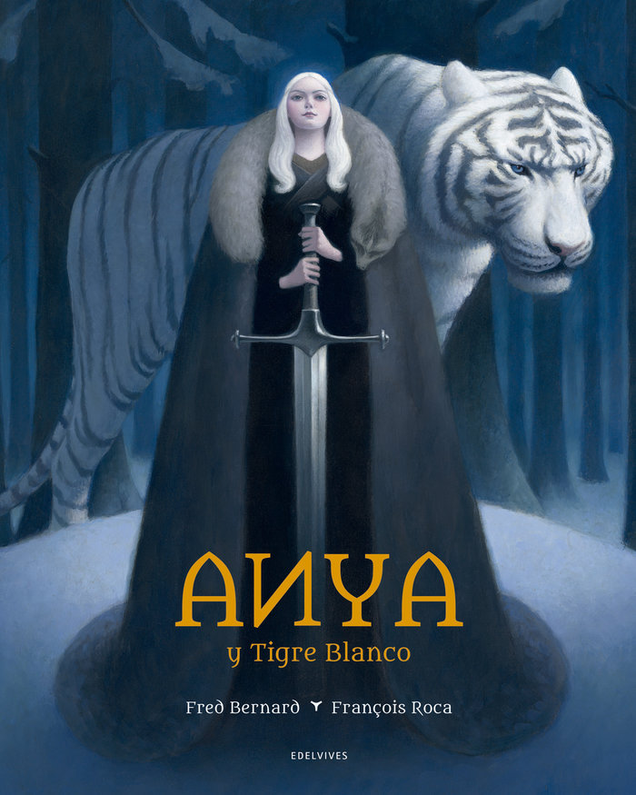 Anya y tigre blanco