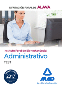 Administrativo del Instituto Foral de Bienestar Social de la Diputación Foral de Álava. Test