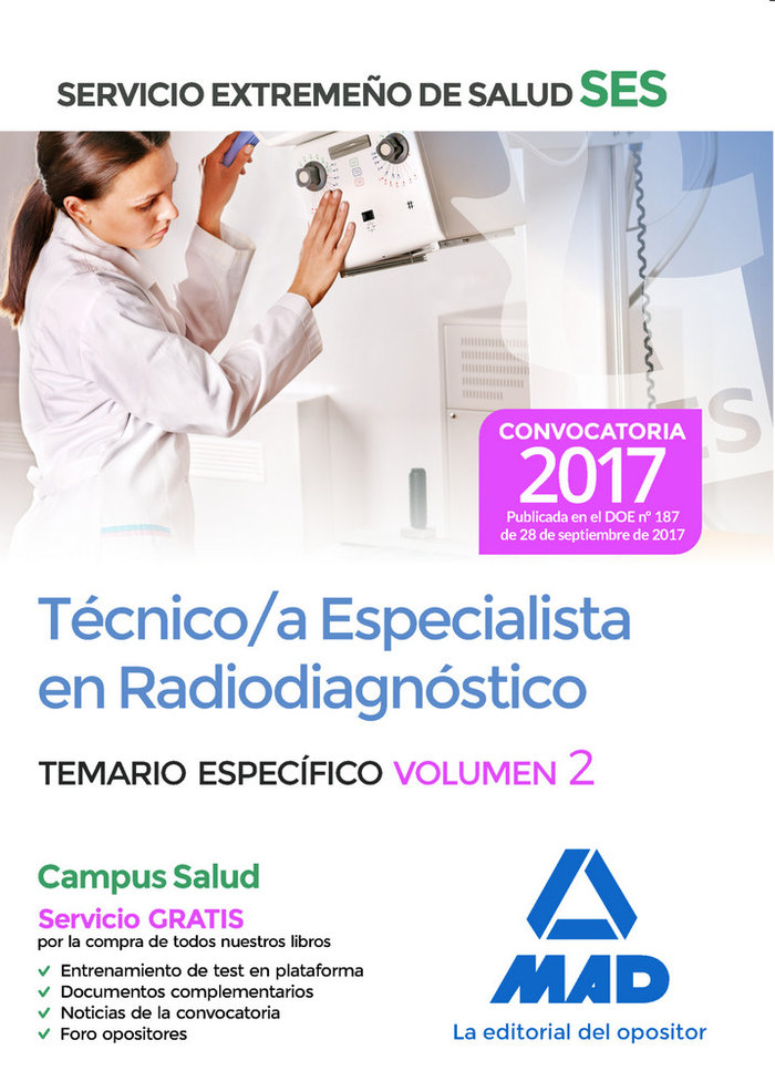 Tecnico/a esp en radiodiagnostico ses 2017 especifico ii