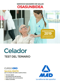 Celador del Servicio Navarro de Salud-Osasunbidea. Test del temario