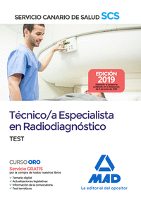 Técnico/a Especialista en Radiodiagnóstico del Servicio Canario de Salud. Test
