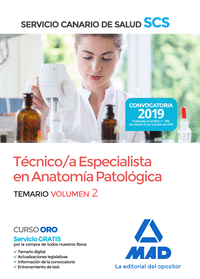 Técnico/a Especialista en Anatomía Patológica del Servicio Canario de Salud. Temario volumen 2