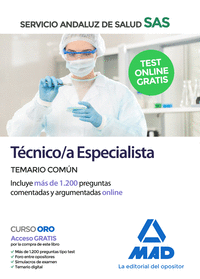 Técnico/a Especialista del Servicio Andaluz de Salud. Temario Común