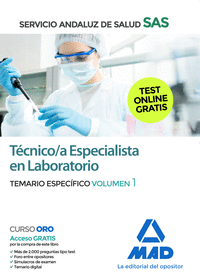 Técnico/a Especialista en Laboratorio del Servicio Andaluz de Salud. Temario específico volumen 1