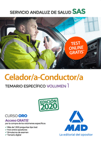 Celador/a-Conductor/a del Servicio Andaluz de Salud. Temario específico volumen 1