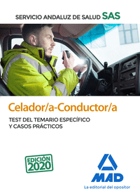 Celador/a-Conductor/a del Servicio Andaluz de Salud. Test del temario específico y casos prácticos
