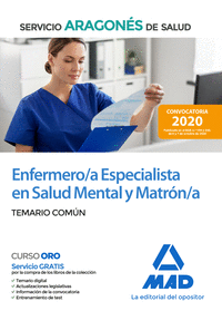 Enfermero/a Especialista en Salud Mental y Matrón/a del Servicio Aragonés de Salud (SALUD-Aragón). Temario común