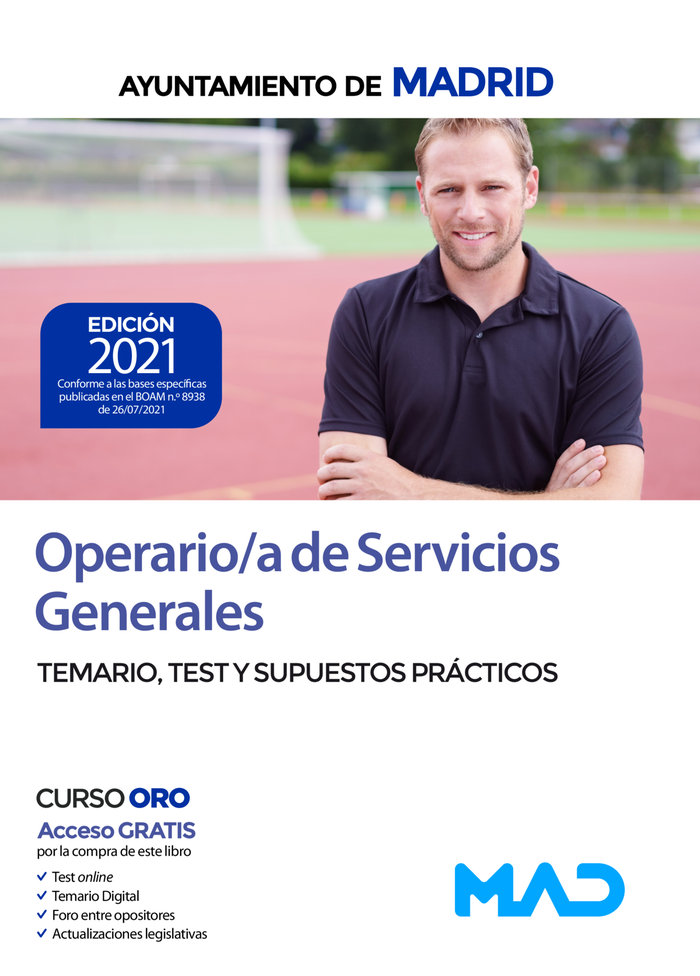 Operario/a servicio general ayuntamiento madrid