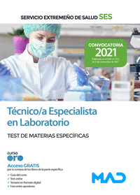 Tecnico/a especialista laboratorio servicio extremeño